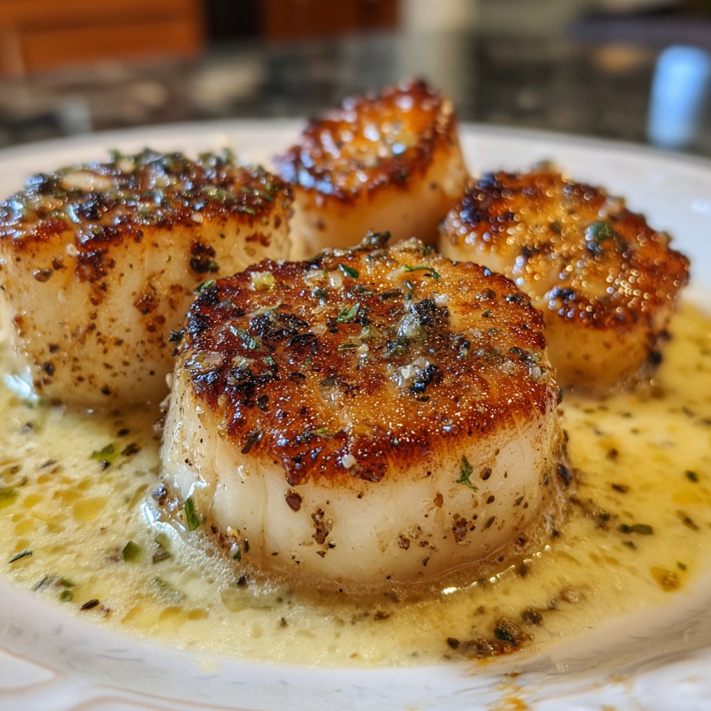 Pan-Seared Scallops with Vanilla Beurre Blanc