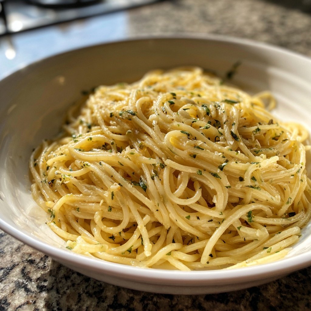 Quick & Easy 15-Minute Garlic Pasta