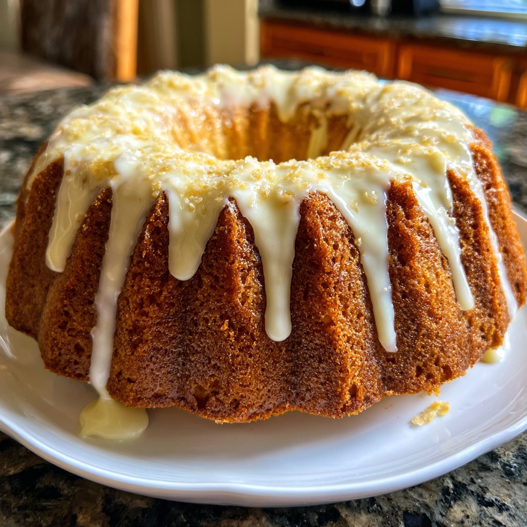 Vanilla Almond Yogurt Cake