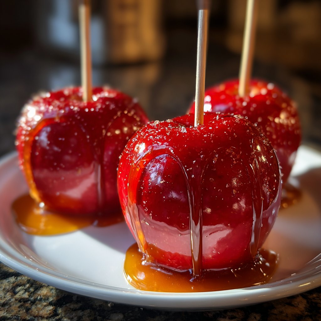 Classic Candy Apples With Sugar Coating
