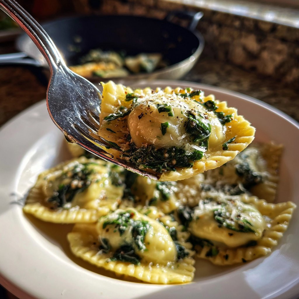 Romantic Spinach Ricotta Ravioli