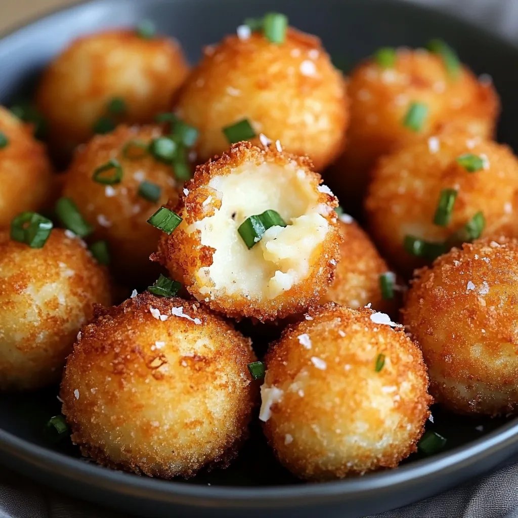 Easy Fried Mashed Potato Balls
