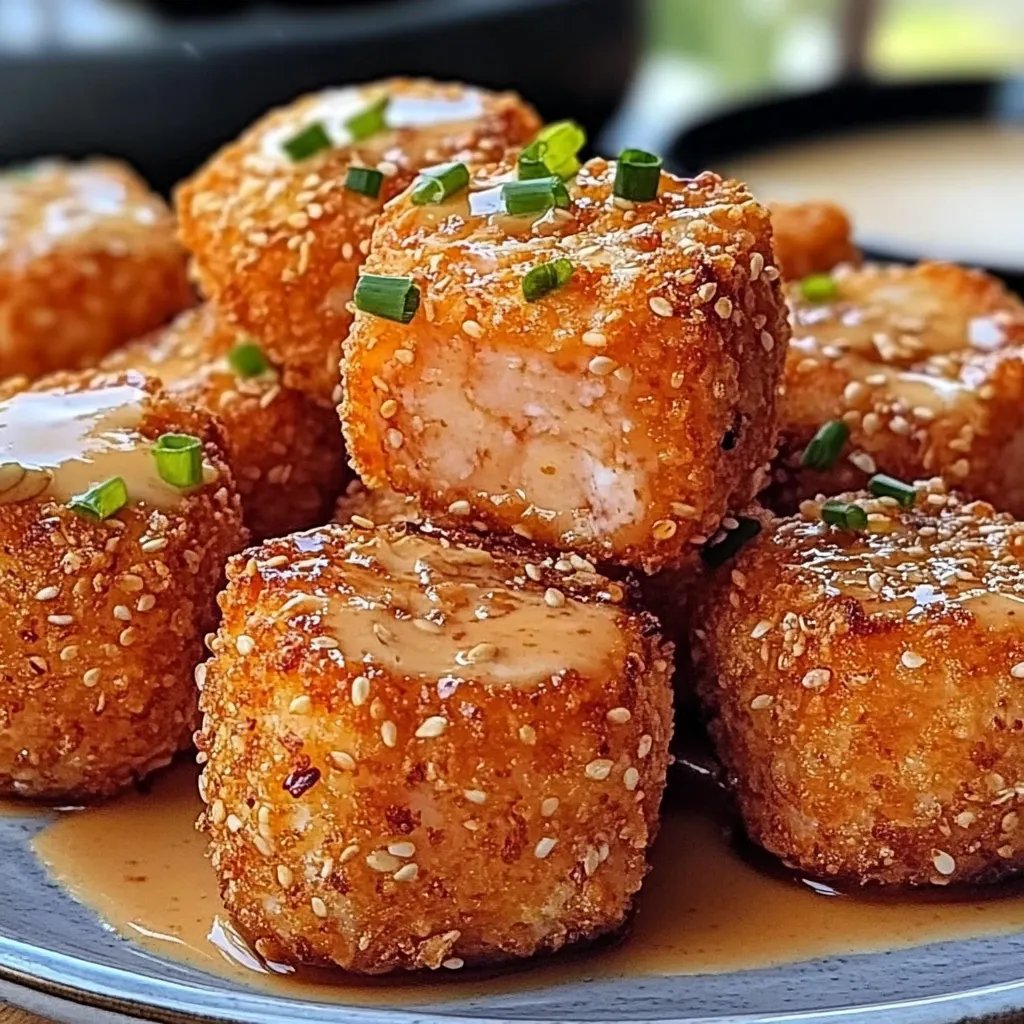 Crispy Bang Bang Salmon Bites