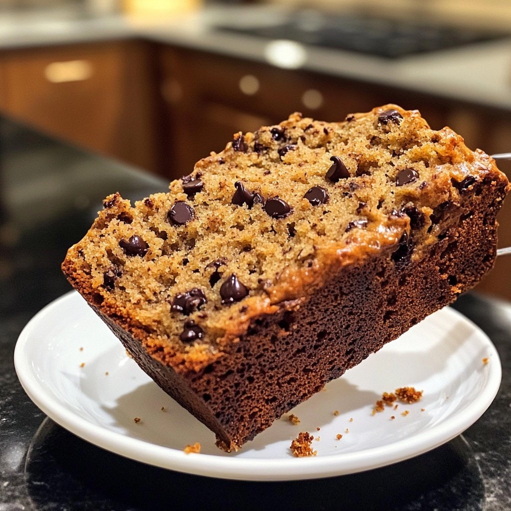 Banana Bread with Mini Chocolate Chips Recipe