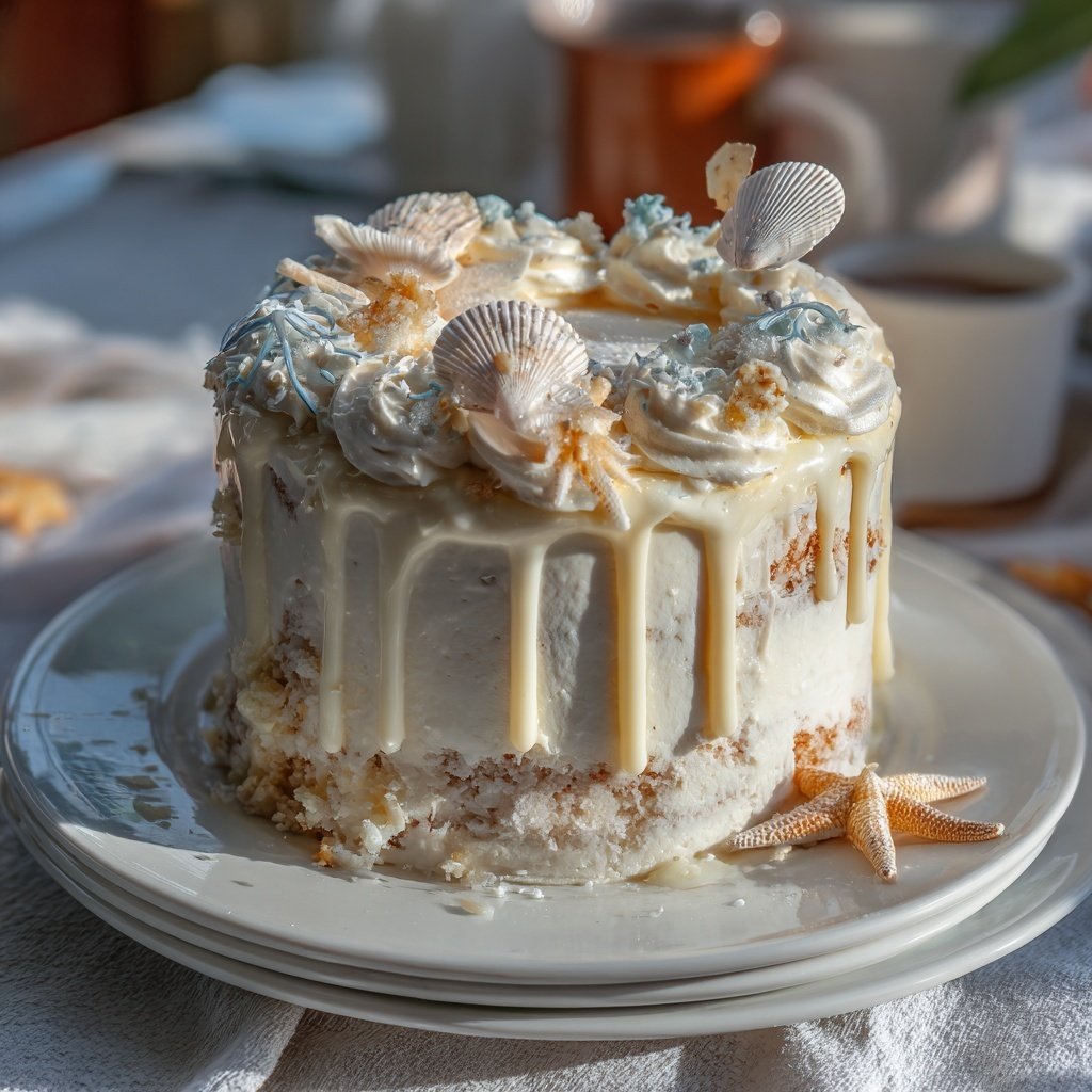 Soft Vanilla Pisces Celebration Cake